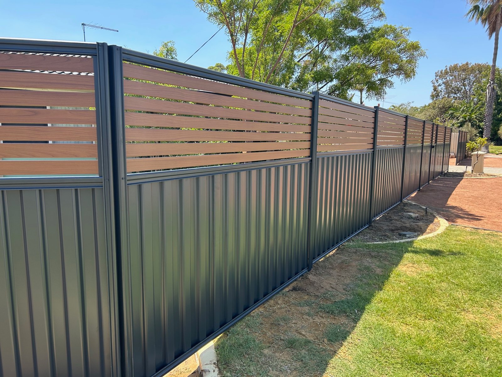 Fence installed in Flaxley
