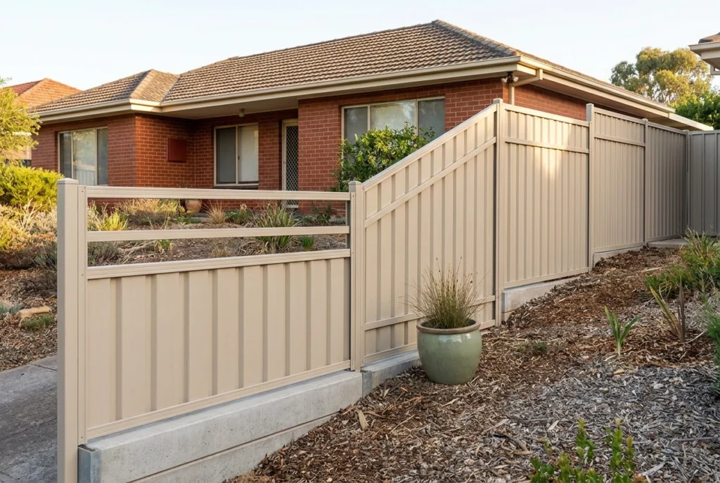 Professional header image for industry analysis: How Much Does a Colorbond Fence Cost in Adelaide?